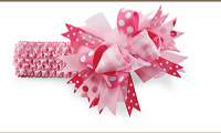 Pink Maribou Headband